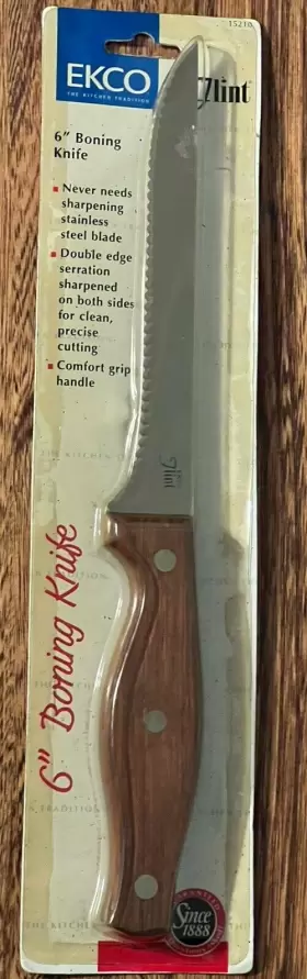 070950152104 EKCO Nos Flint Boning Paring Serrated Knives #3