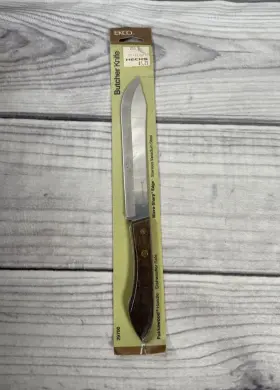 29700 EKCO Butcher Knife Card Pakkawood
