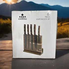 686082841085 ENOKING Magnetic Knife Block Acrylic Shield Set