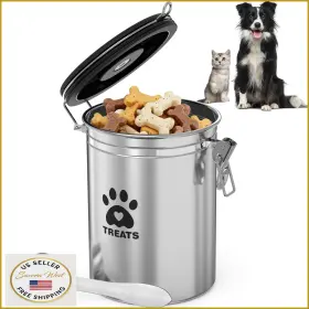 B0FP2ZW7SF ENONCI Dog Treat Container Airtight Cat
