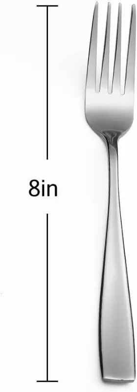 8541927484 ESLITE Steel Dinner Salad Forks Set #2