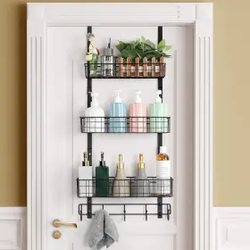 B0C4P3VLDB ETELI Door Pantry Organizer Basket Storage Rack