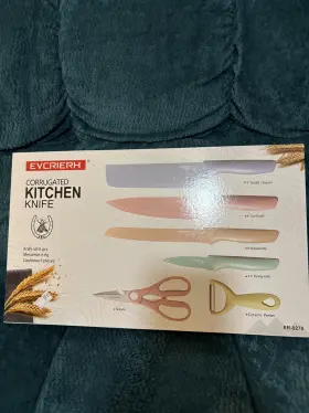 0244 EVDRTVERH Kitchen Knife Set Steel