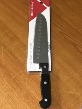 888777141184 EVERYDAY LIVING Chef Knife Santoku High Carbon #2