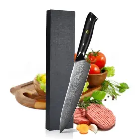 783495001348 EVERYTHING FOR THE MISTRESS Chefs Knife Damascus