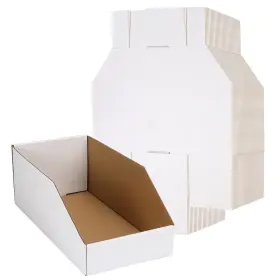 B0BSH39QQN EXYGLO Cardboard Storage Bins Pantry Organizers