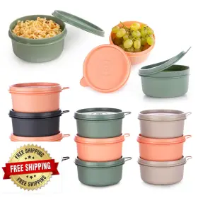 B0C6FM3GHF EYNEL Round Food Storage Containers Lids Airtight