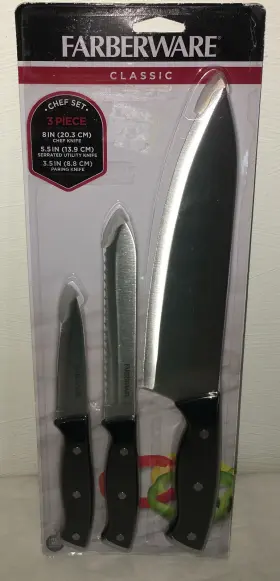 045908135720 FARBERWARE Faberware Classic Chef Knife Set