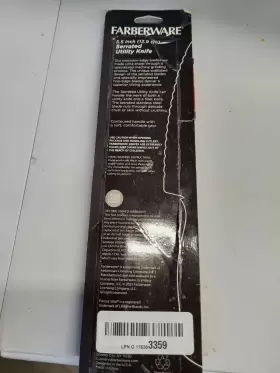 045908139414 FARBERWARE Precise Slice Utility Knife Serrated #2