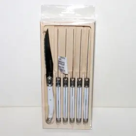 045908145637 FARBERWARE Set Bee Steak Knives Box Serrated