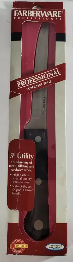 045908769000 FARBERWARE Faberware Delrin Handle Utility Knife
