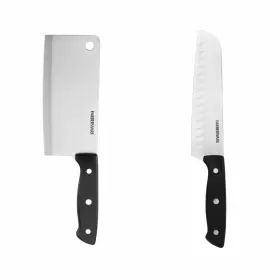5075357 FARBERWARE Triple Riveted Steel Santoku Knife Cleaver