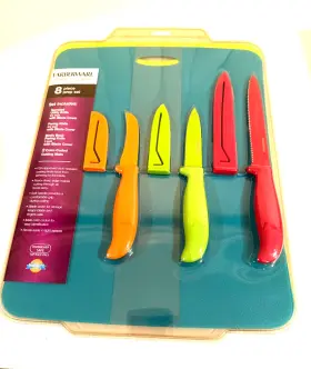5091646 FARBERWARE Colorful Cutlery Knife Set Knives Sheaths