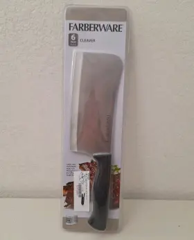 5127078 FARBERWARE High Carbon Steel Cleaver Knife Chopper