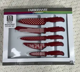 5163054 FARBERWARE Colourworks Colorworks Kitchen Knife Set