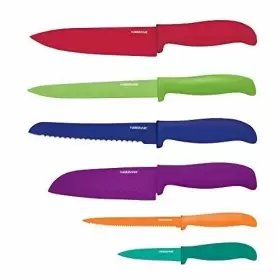 5215838 FARBERWARE Colorful Steel Blades Cutlery Set #2