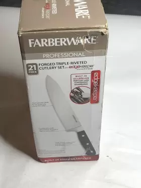 5252882 FARBERWARE Edgekeeper Steel Cutlery Knife Set Wood #3