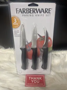 5252893 FARBERWARE High Carbon Steel Paring Knife Set
