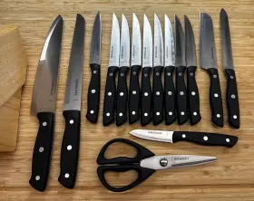 5253522 FARBERWARE Edgekeeper Triple Rivet Block Set Knife #3