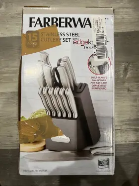 5308303 FARBERWARE Edgekeeper Cutlery Set Steel Box