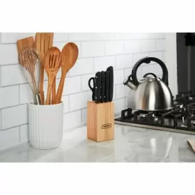 614129888519 FARBERWARE Classic Tang Tripe Riveted Knife Set #3