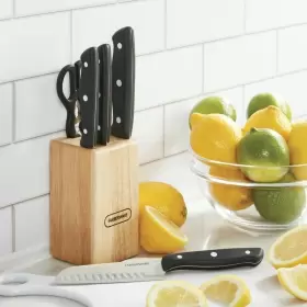 614129894312 FARBERWARE Classic Tang Tripe Riveted Knife Set #2