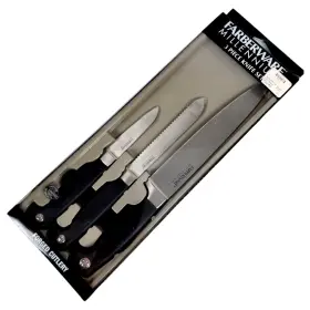 FM2F3 FARBERWARE Millennium Knife Paring Utility Slicer Set