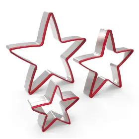 8541882050 FASAKA Star Cookie Cutters Set Steel Food Mini Coo