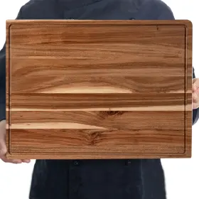 196336560537 FASHIONWU Acacia Wood Cutting Board Kitchen Lar