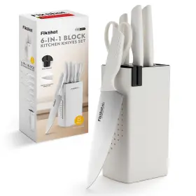 FST-S1 FIKSHOT Knife Set Kitchen Block Sharpener Dishwas