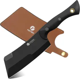 FHW-2024-009-1 FINTISO Butcher Knife Chef Meat Cleaver Tang