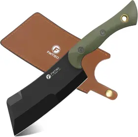 FHW-2024-009-2 FINTISO Butcher Knife Chef Meat Cleaver Tang