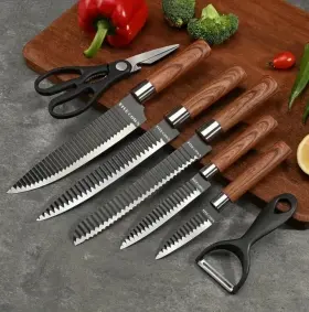 AU5601647 FIVE COWS Chef Knife Set Forged Butcher