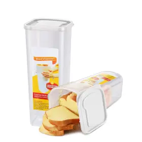 B0CF9X42PH FLEXZION Pack Airtight Bread Box Container Loaf
