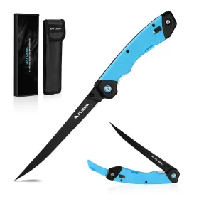 011066 FLISSA Folding Fillet Fishing Knife Razor Sharp Blade