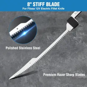 091087 FLISSA Steel Flex Blade Electric Fillet Knife