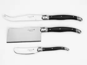926228500174 FLYINGCOLORS Laguiole Cheese Knife Butter Set #2