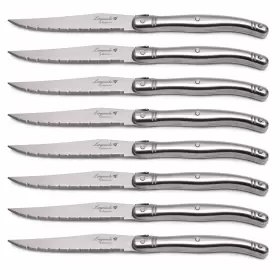 926228501614 FLYINGCOLORS Laguiole Steak Knife Set Steel
