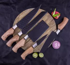 FNZ-0L8 FNZ Handmade Carbon Steel Cooking Chef Kitchen Knives