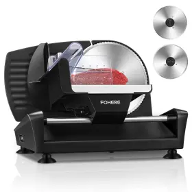 754194083560 FOHERE Meat Slicer Electric Deli Food Removabl