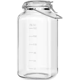 B0D3LG944H FOLINSTALL Glass Jar Airtight Lid Mouth Mason