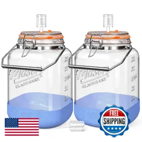 B0G1FZ1HQ2 FOLINSTALL Gallon Fermentation Jar Airlocks Handle