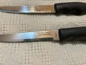 811782004199 FOREVER SHARP Gourmet Steak Knife Set Flatware #2