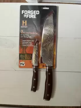 CWB02110 FORGED IN FIRE Chef Knife Set Tv #2