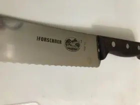 169-10 FORSCHNER Knife Victorinox Serrated Slicing Wood #2