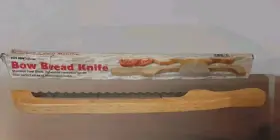 030734066317 FOX RUN Craftsmen Wooden Bow Bread Knife