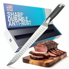 659629374810 FOXEL Turkey Carving Slicer Knife High Carbon