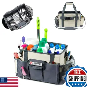 B0C5M8SKY1 FRECOLSH Cleaning Caddy Organizer Pockets House