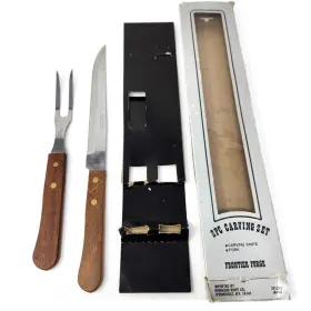 J312BD FRONTIER FORGE Carving Set Knife Fork