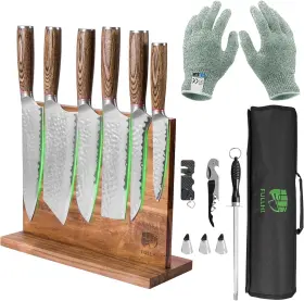 DE-PS7HOLDER FULLHI Butcher Knife Set Steel Kitc